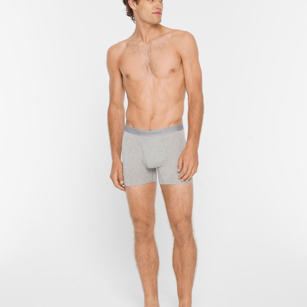 Solid Boxer Briefs - Brand New - NEVER WORN - Light Heather Grey